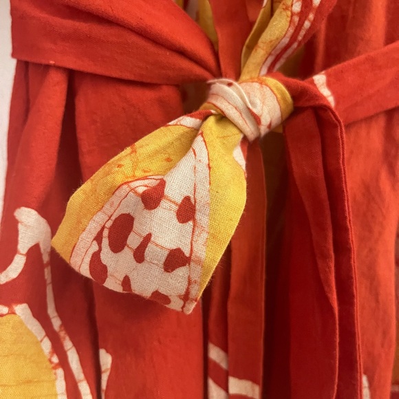 Papaya Kimono Robe - Picture 3 of 5